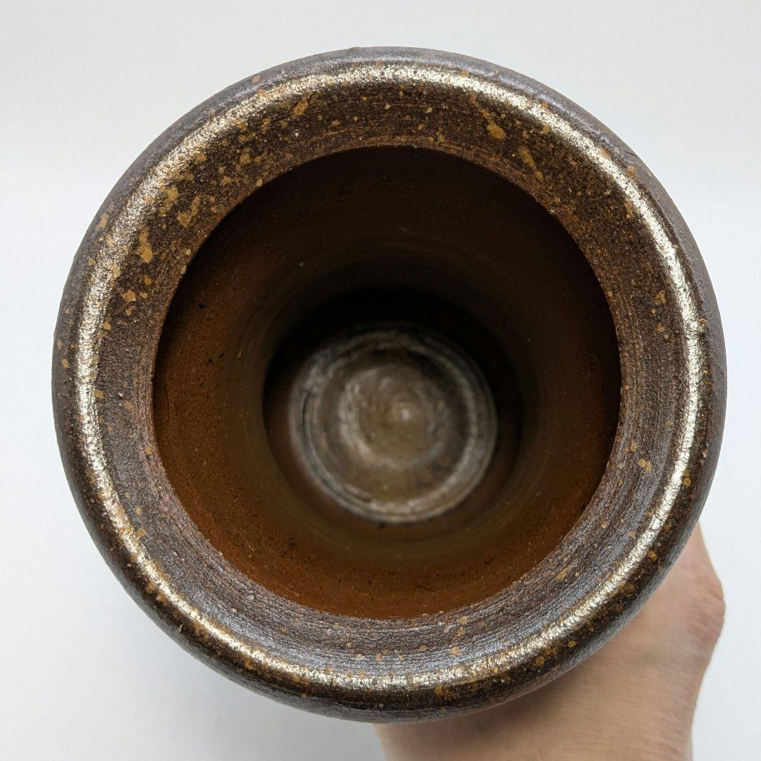 伝統工芸士 高原敏 備前焼 細水指B 共箱共布栞 水差し 抹茶道具 茶器 食器