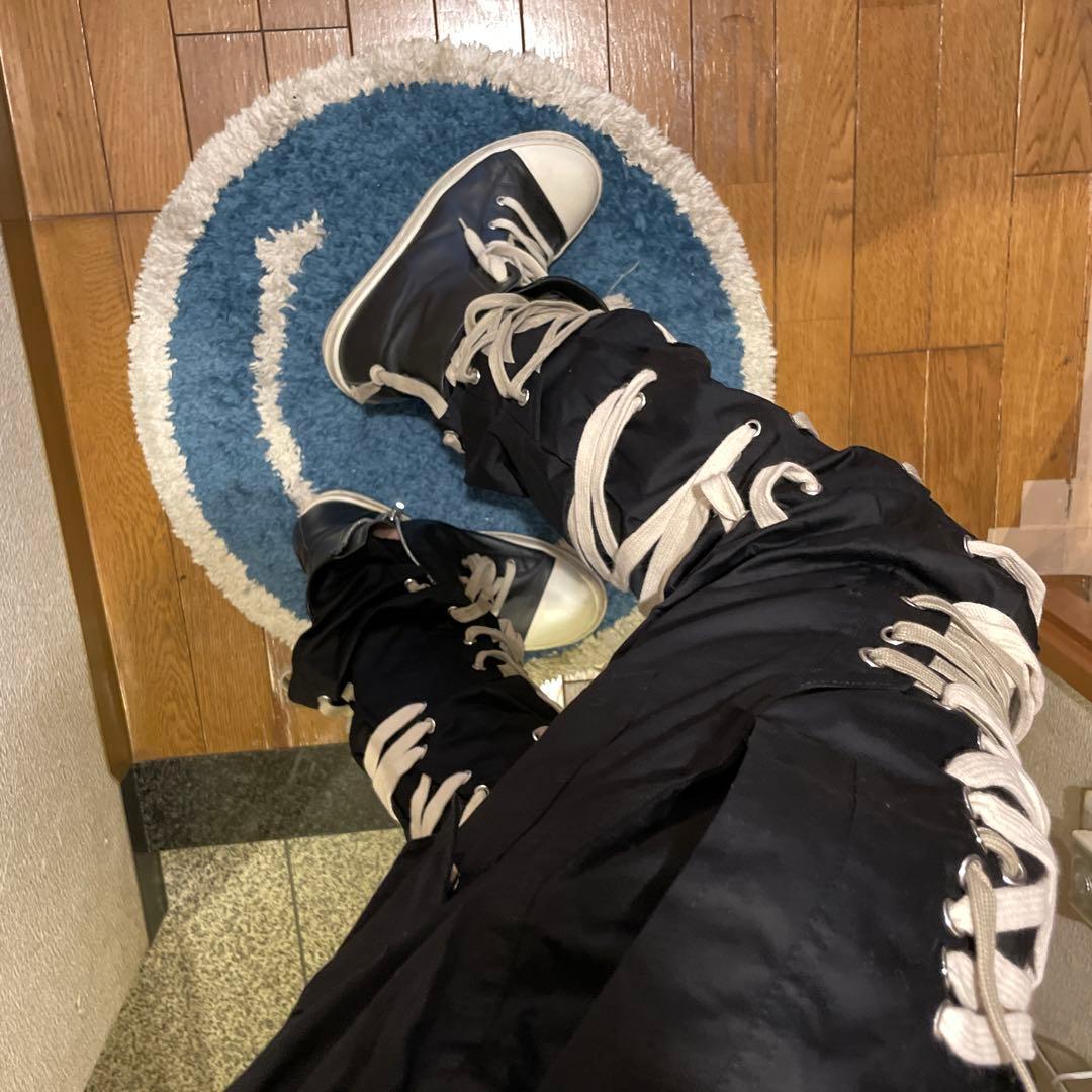 rick owens リックオウエンス　風　レース　パンツ　サルエル