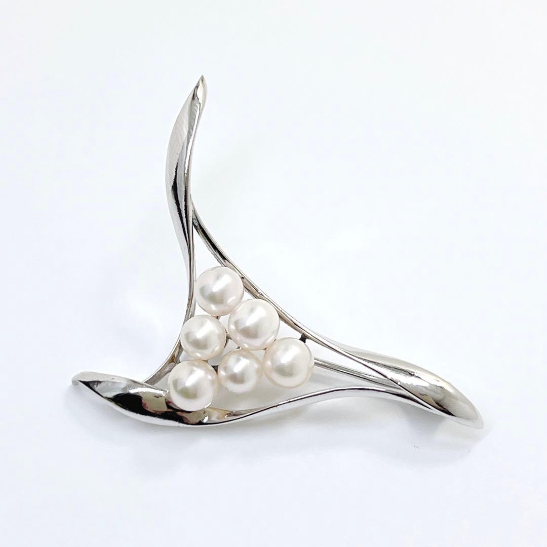 美品✨MIKIMOTO ミキモト パール　ブローチ　コサージュ