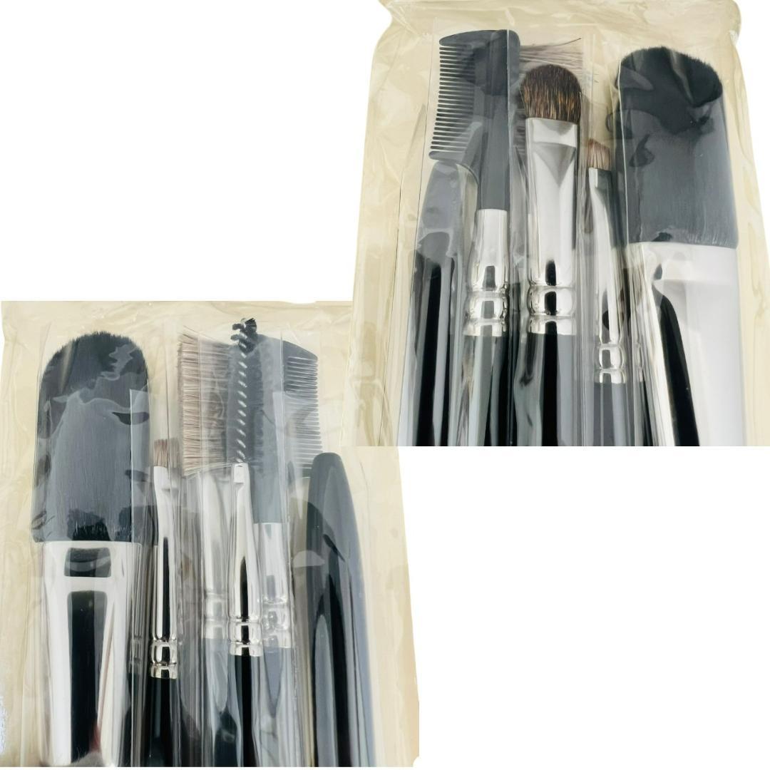 【未開封品】化粧筆 熊野筆 白鳳堂 6本セット 収納ケース付 ブラック