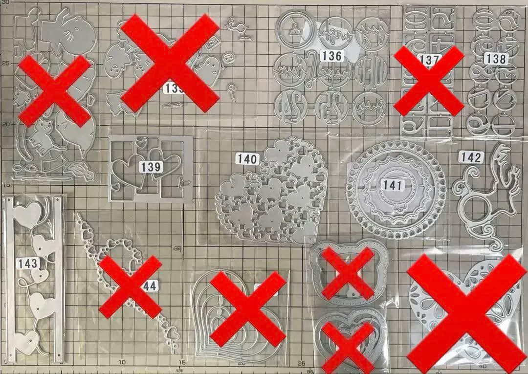 追加しました（お写真16.17枚目）選べるカッティングダイ　300円均一