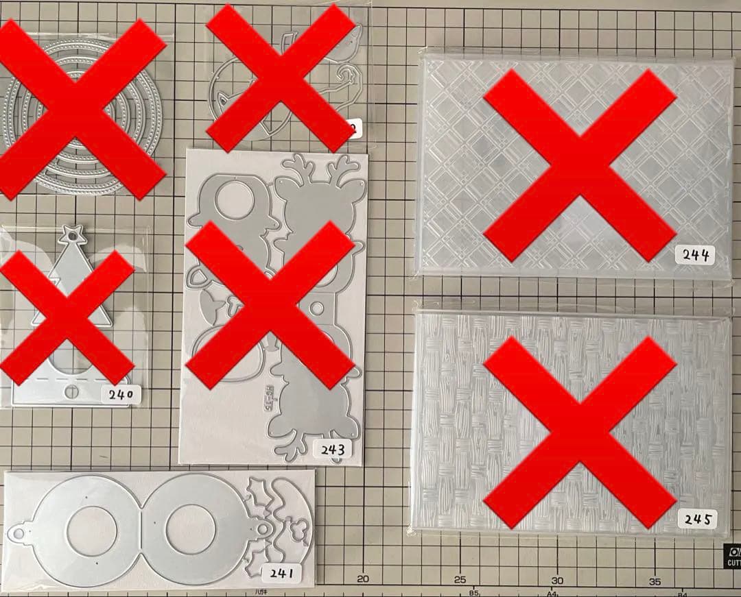 追加しました（お写真16.17枚目）選べるカッティングダイ　300円均一
