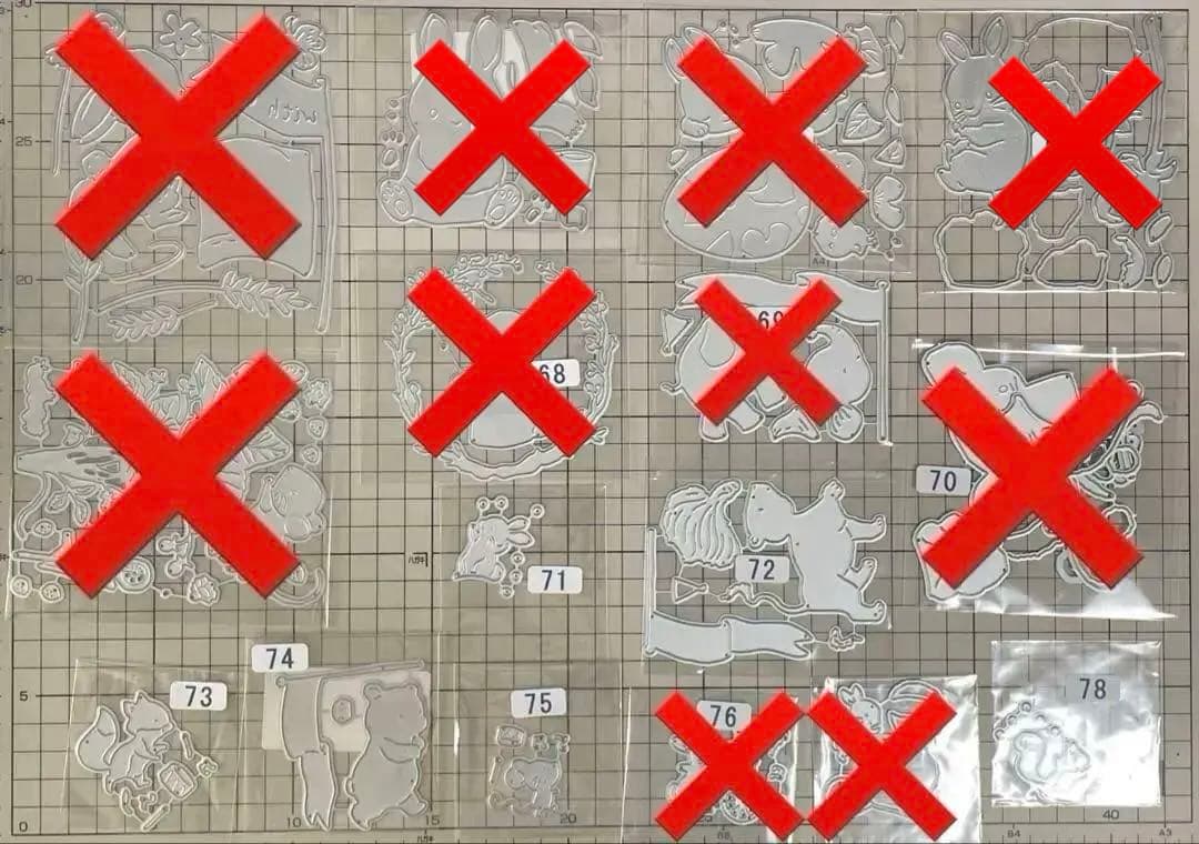 追加しました（お写真16.17枚目）選べるカッティングダイ　300円均一