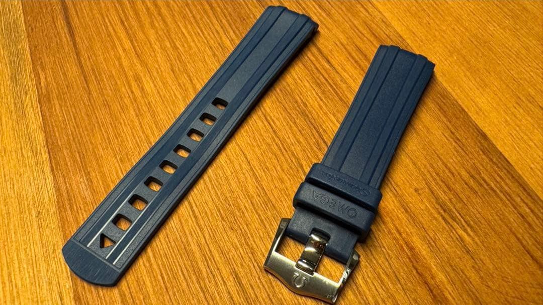 美品オメガ純正 シーマスター ダイバー300M ラバーベルト 20mm