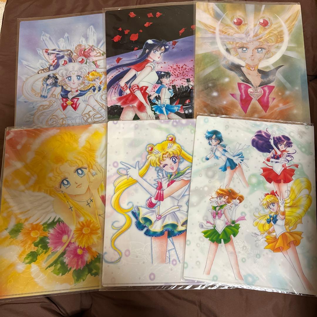 セーラームーン ミュージアム　見開きクリアファイル 6枚セット