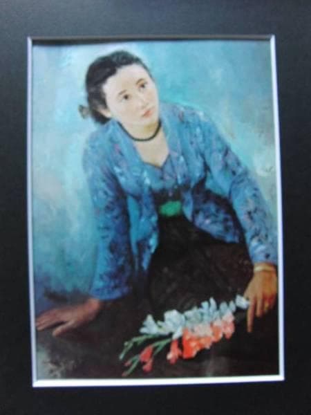 TRUBS　S.（トルブス　S.）、T夫人像、希少画集画、新品額装付