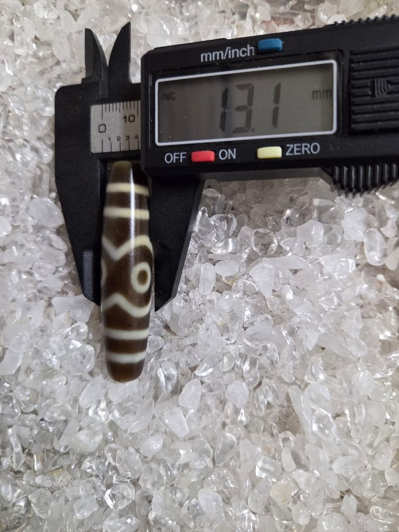 063　天珠　正統派　三眼天珠　dzibeads！