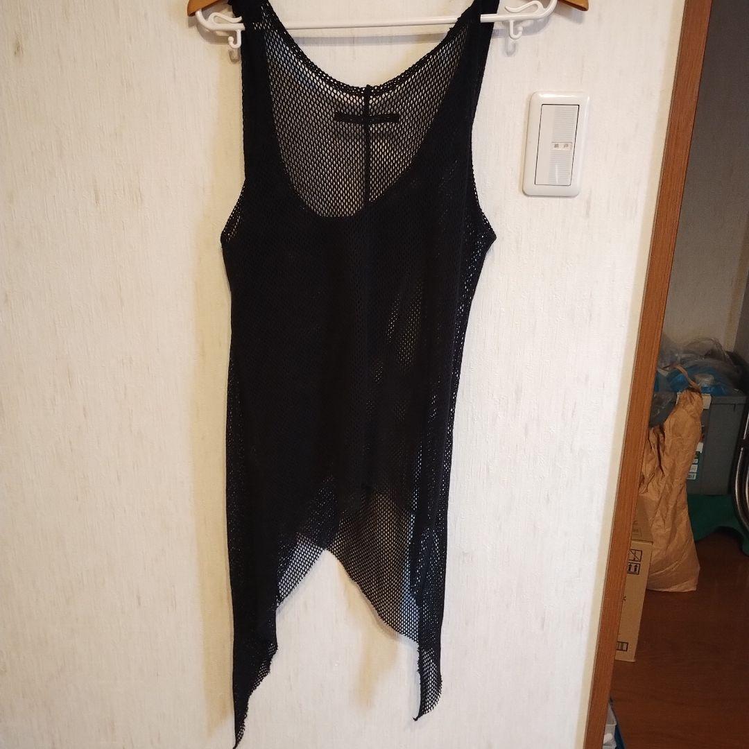 定価48000円ガクトさん愛用❤ヤスユキイシイメッシュ切りっぱなしタンクトップ