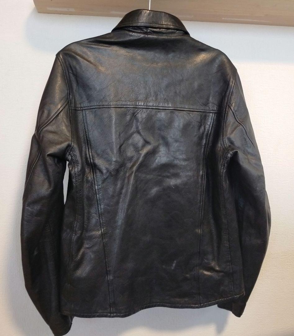 HYSTERIC GLAMOUR ブラック シングルライダース レザージャケット