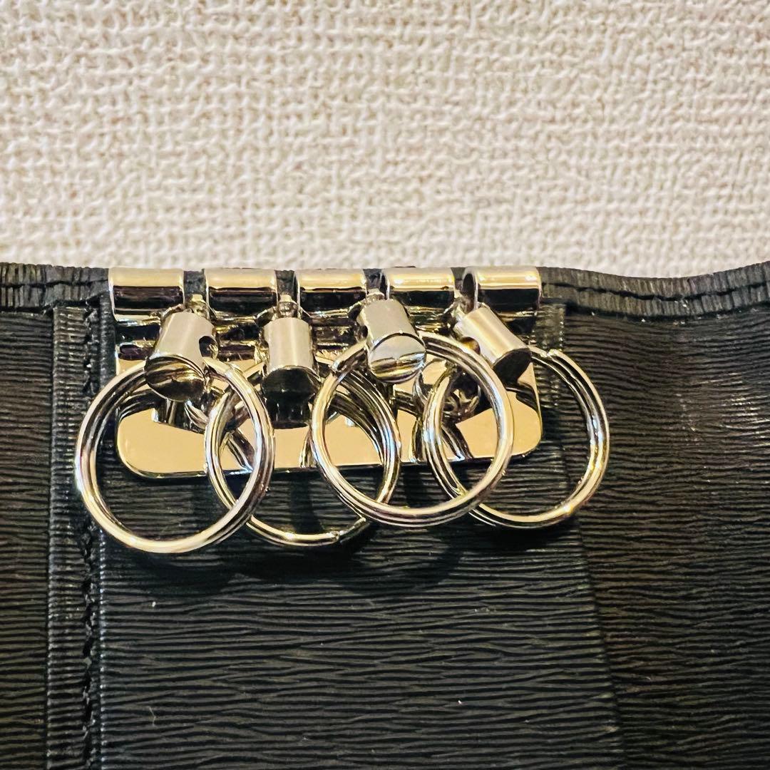 【未使用に近い】PORTER ポーター カレント 4連キーケース ブラック