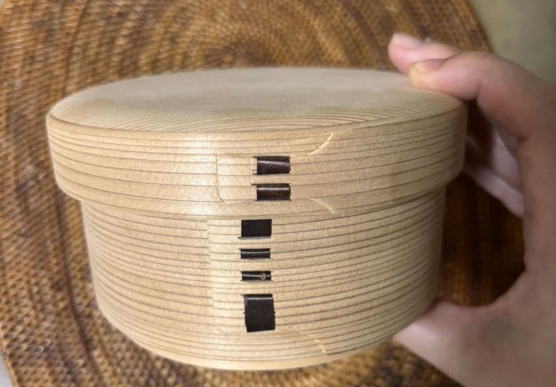 柴田慶信商店　曲げわっぱ　丸弁当箱4寸