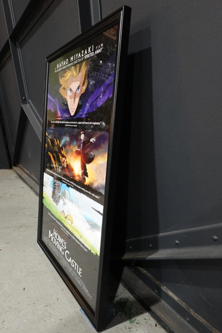 ▼映画ポスター▲　ハウルの動く城　宮崎駿　US版　アニメポスター・希少