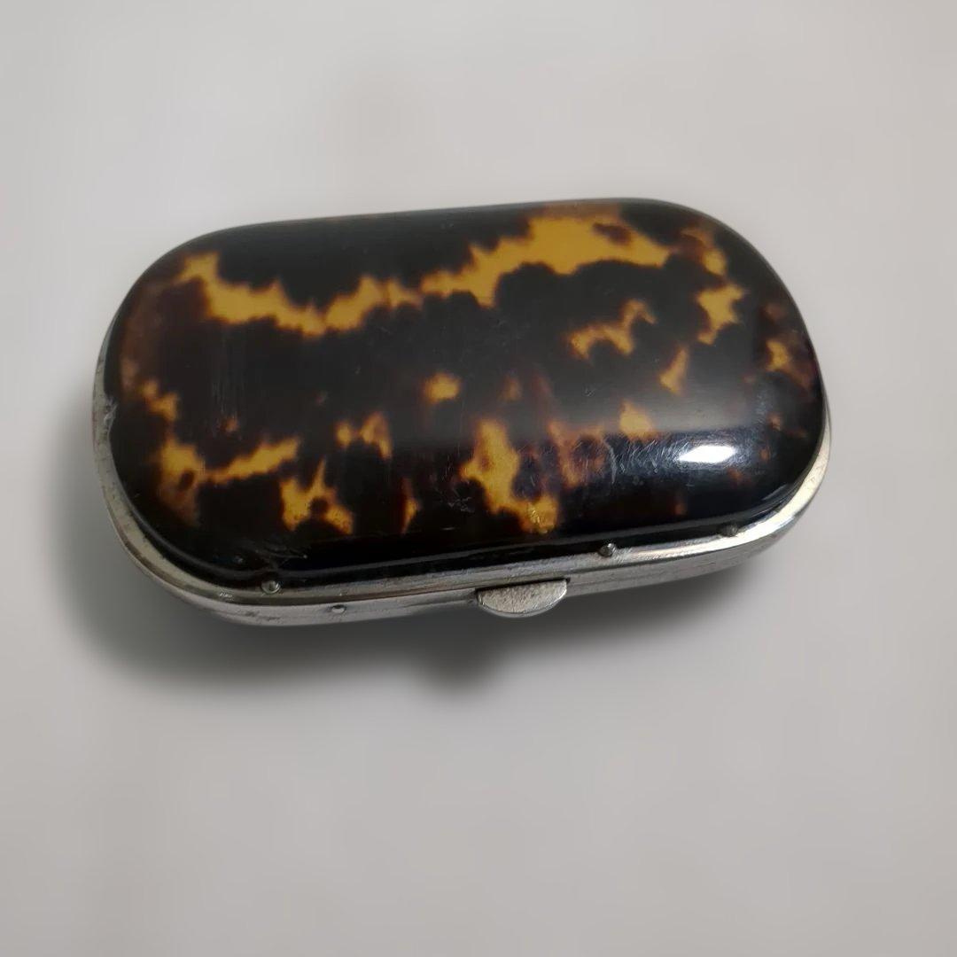 本鼈甲 小銭入れ ヴィンテージ 古美術