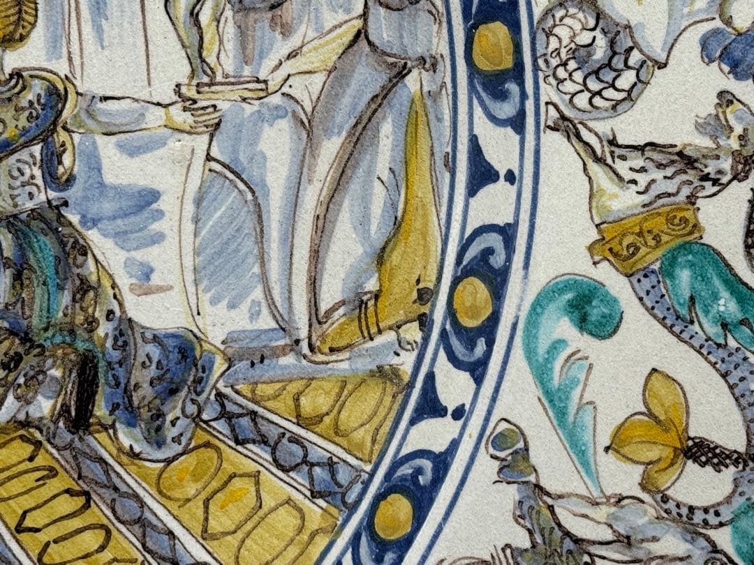 イタリア製　飾り大皿　インテリア　送料込み251226