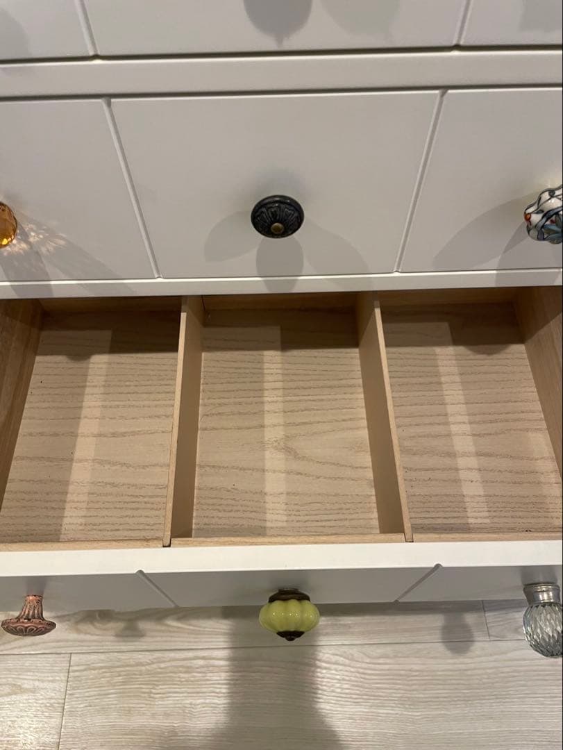 Franc franc フランフラン　バルス　５段　ハイチェスト　ホワイト