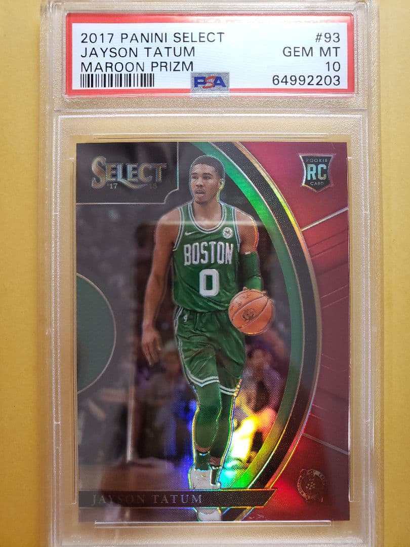 PSA10 199シリ テイタム レッドプリズム 2017 セレクト ルーキー