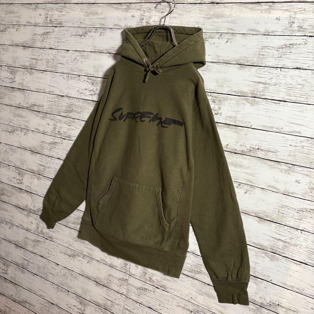 【激シブ】Supreme Futura Logo Pullover パーカー M