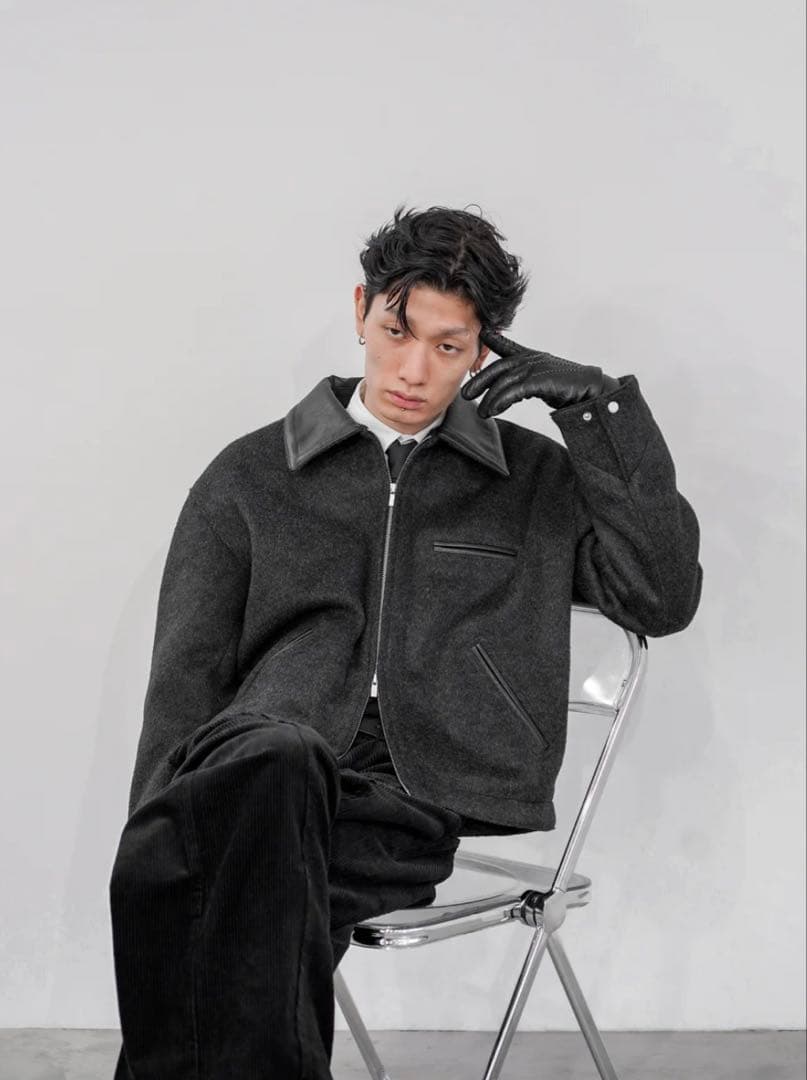 ✨即日発送✨OE-SELMENT WOOL DETROIT JACKET