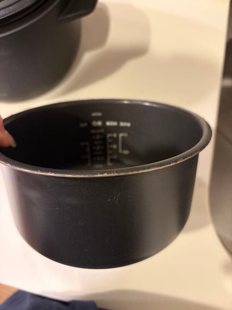 BALMUDA K03A-BK 3合炊き炊飯器