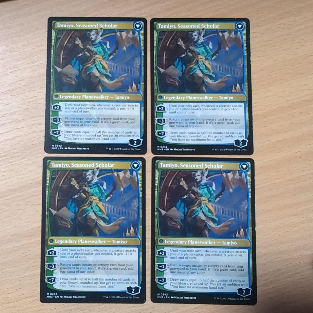 知りたがりの学徒、タミヨウ　英語版　4枚セット