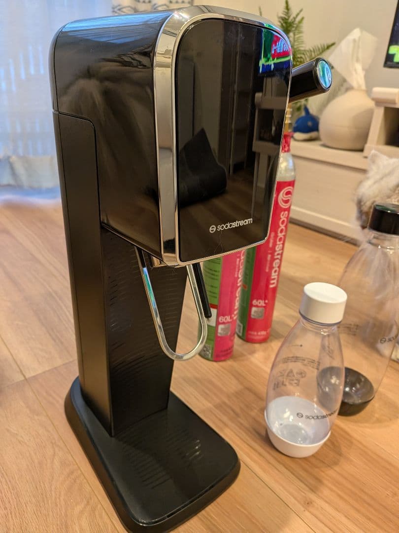 ソーダストリーム ART (アート) 炭酸水 ブラック ボトル3本付き