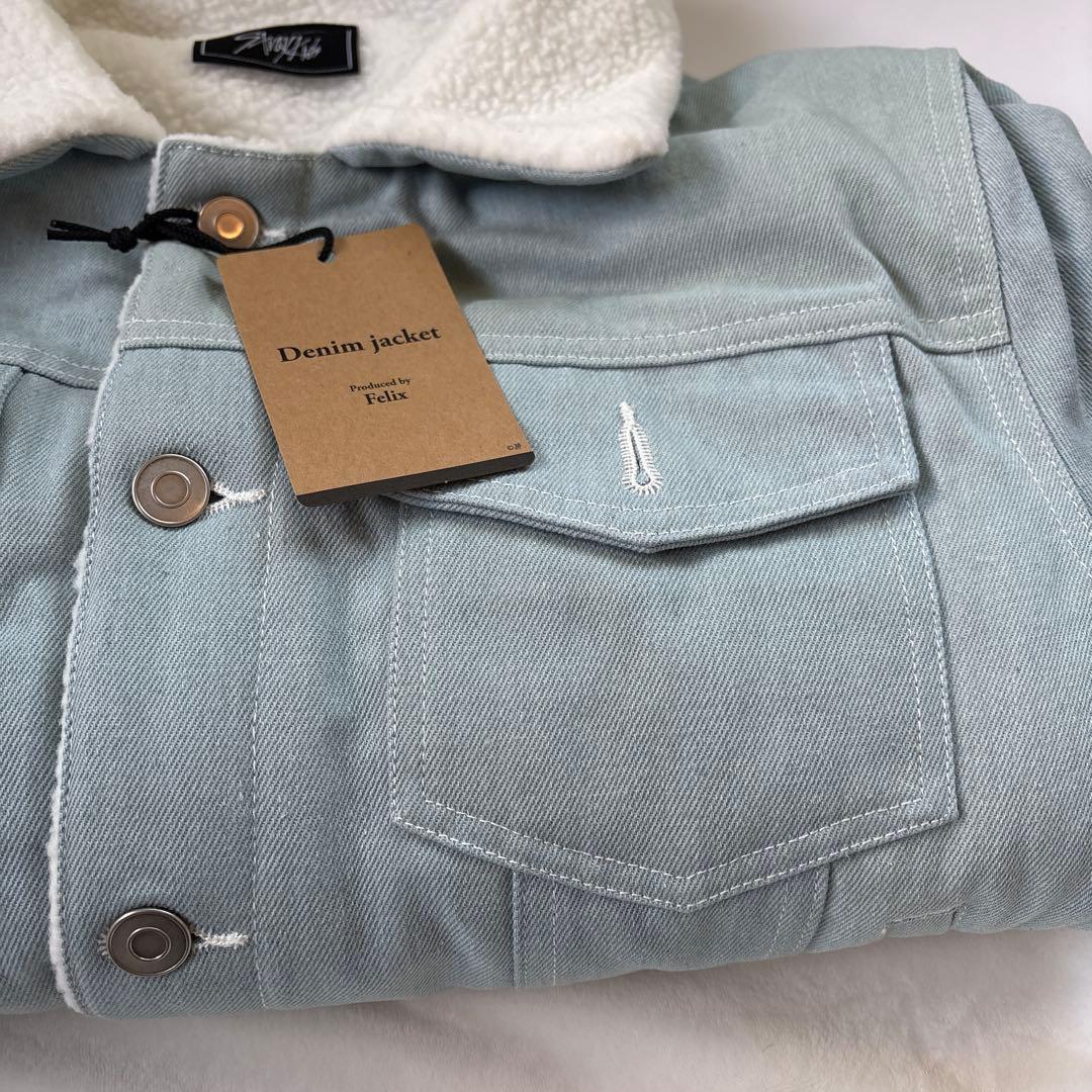 Stray Kids フィリックスプロデュースデニムジャケット ライトブルー