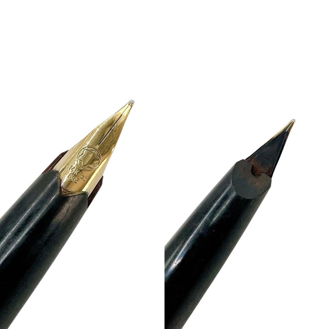 MONTBLANC✨モンブラン　万年筆　14K 585 ブラック　ケース付き