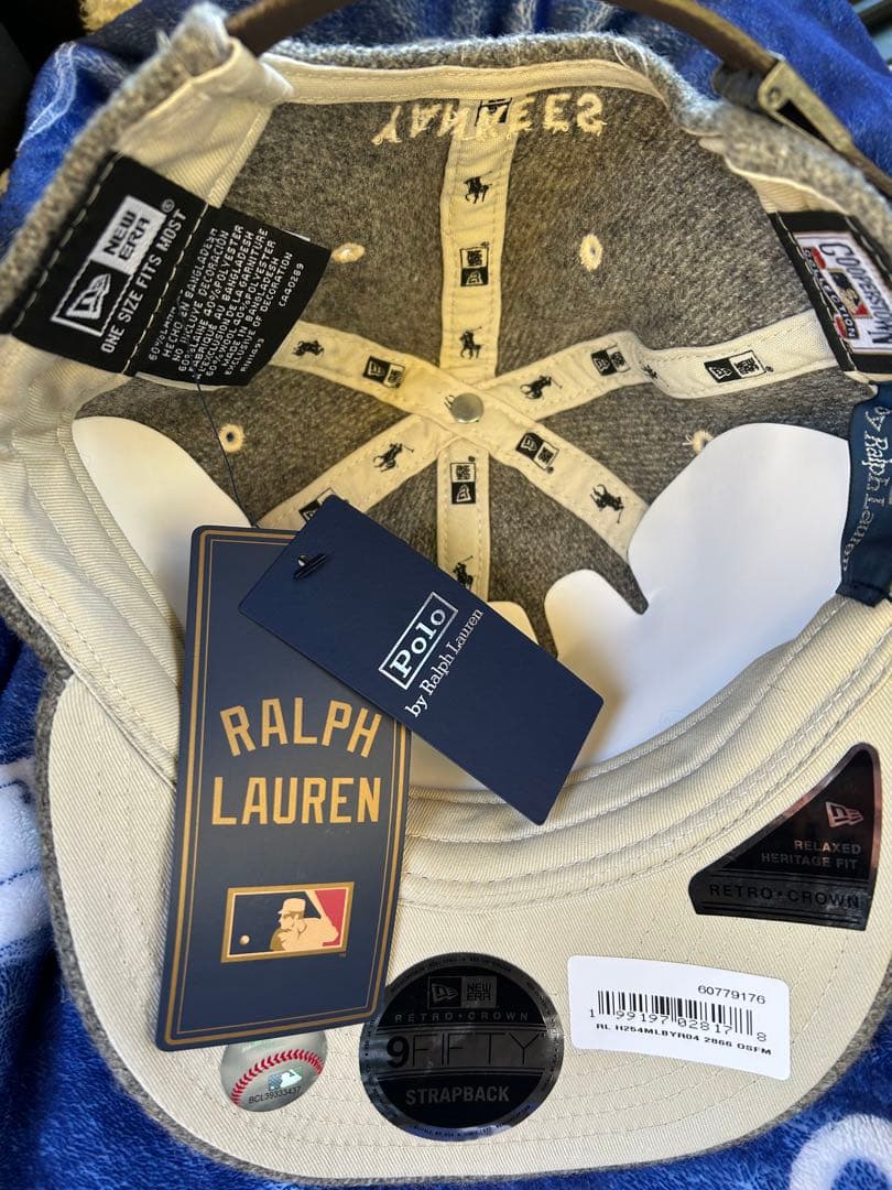 Polo Ralph Lauren ヤンキース ウールブレンド キャップ