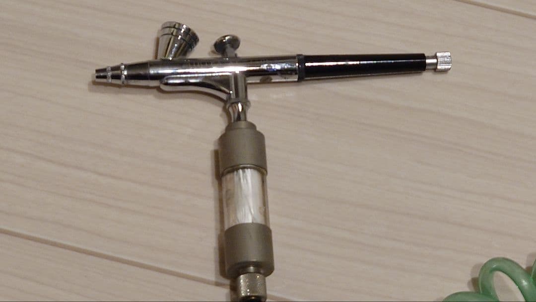 エアテックス　コンプレッサー APC-001R　 エアブラシ4本セット