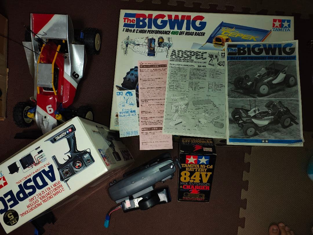 ★最終値下げ★タミヤ初代ビッグウィッグ　純正テクニゴールド！動作確認済　良好