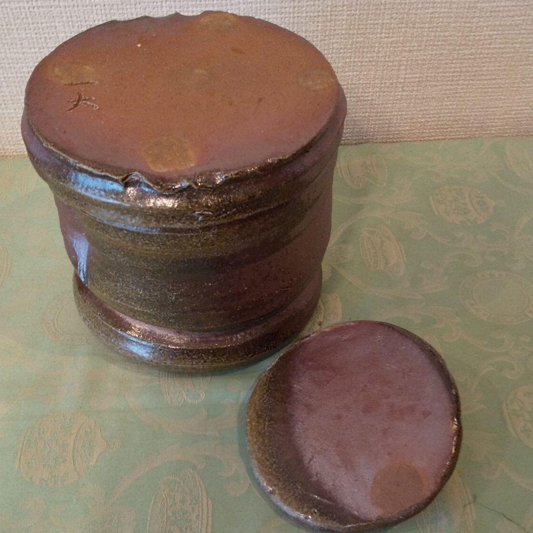 備前焼 お茶席 水差し ＆おまけの畳の台座プレゼント