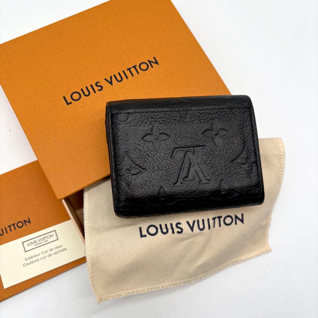 【IC搭載】ルイヴィトン モノグラム アンプラント ポルトフォイユ ゾエ 黒