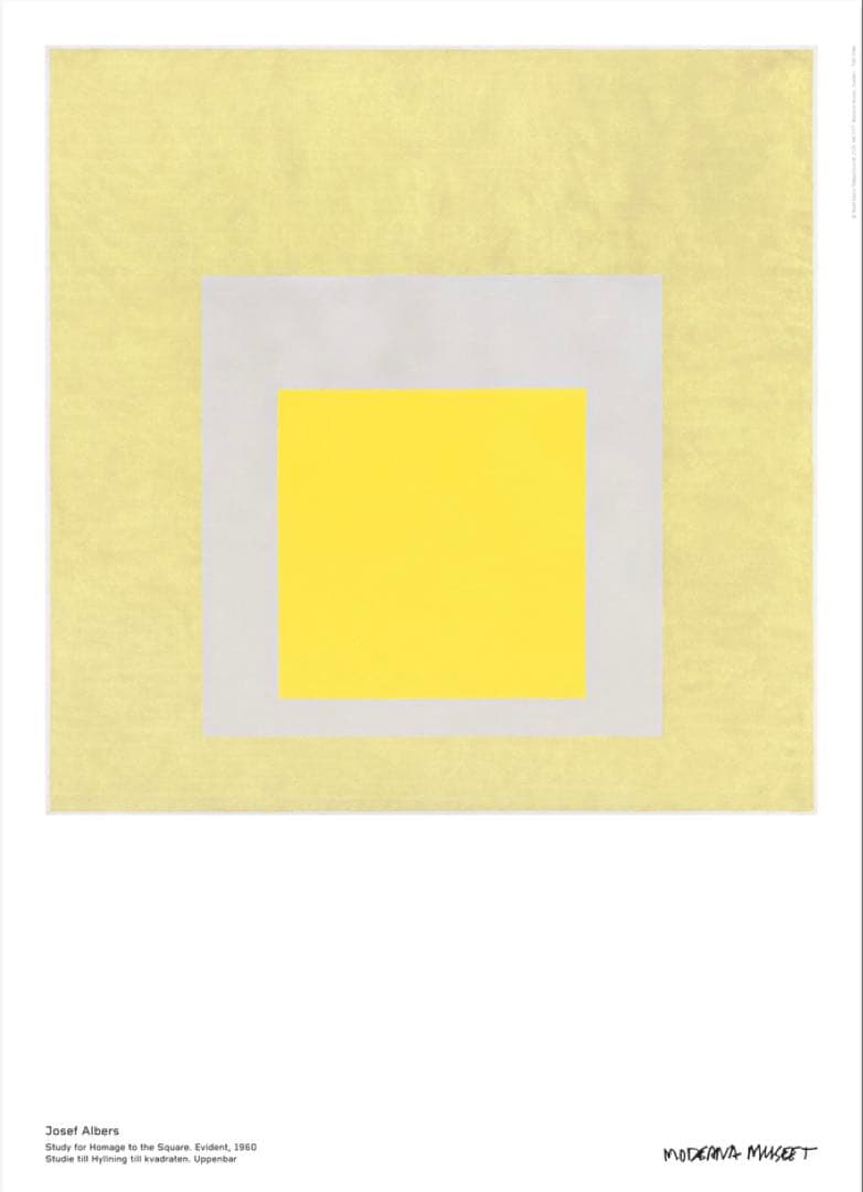 Josef Albers ジョセフ・アルバース 希少国内未入荷ポスター
