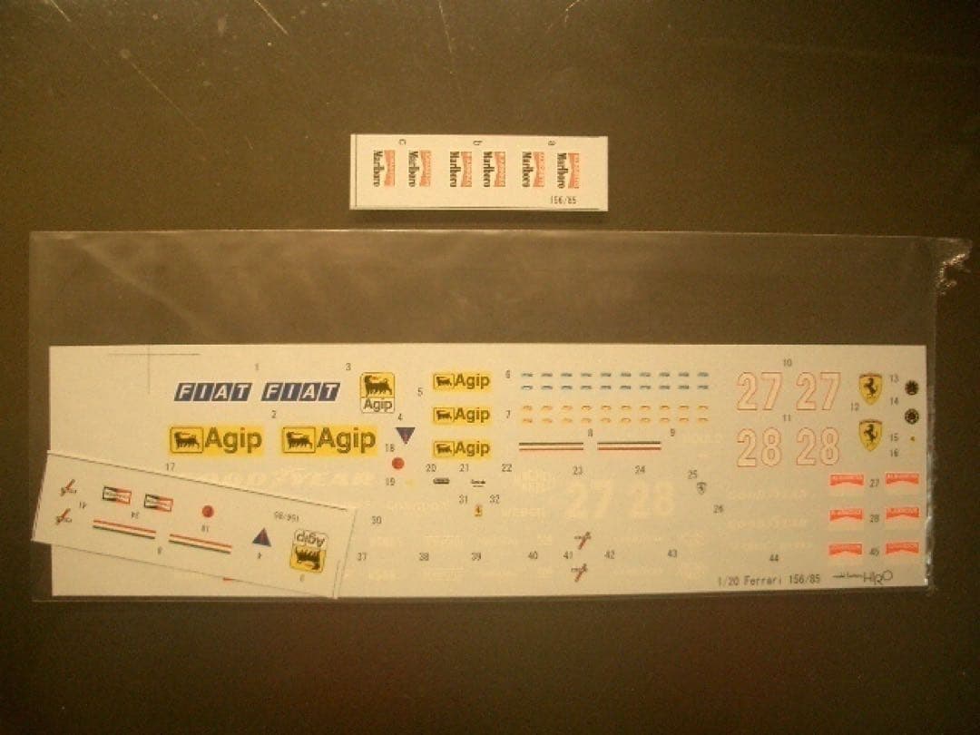 1/20 MFH フェラーリ 156/85 マルボロデカール付き