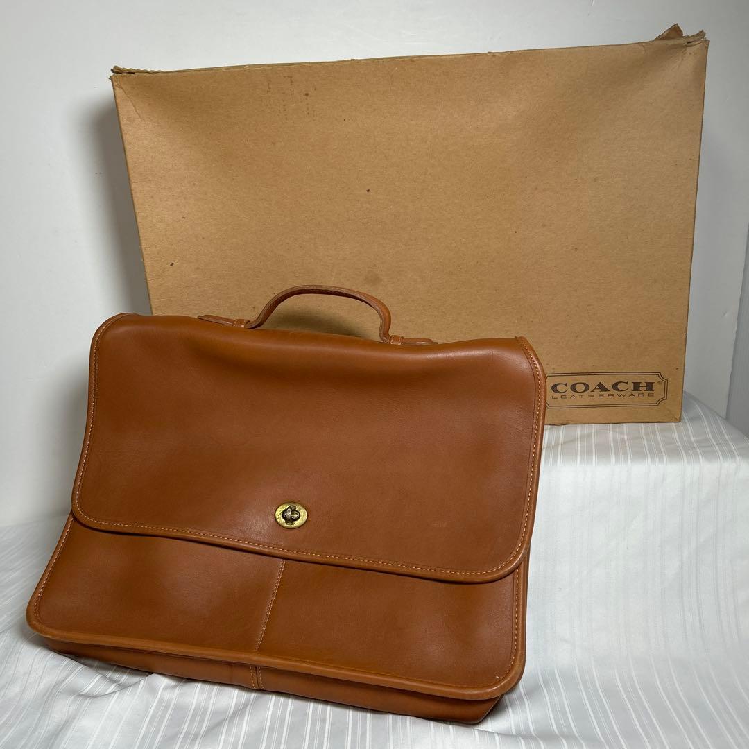 コーチ COACH ★オールドコーチ レザー ショルダーバッグ USA製 箱
