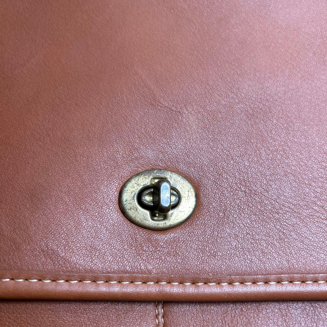 コーチ COACH ★オールドコーチ レザー ショルダーバッグ USA製 箱