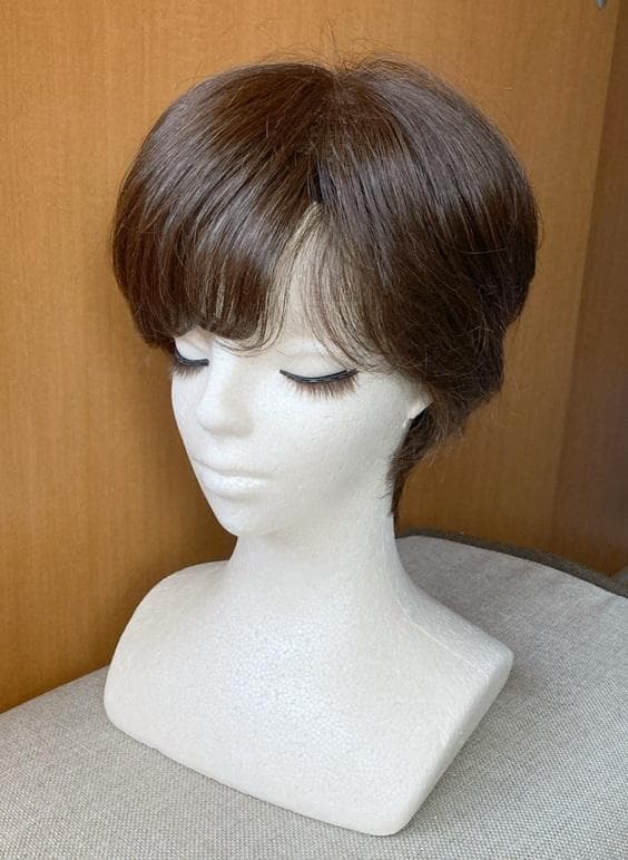 らむね　ジュリアオージェ　人毛MIX　クレバーショート　ナチュラルブラウン