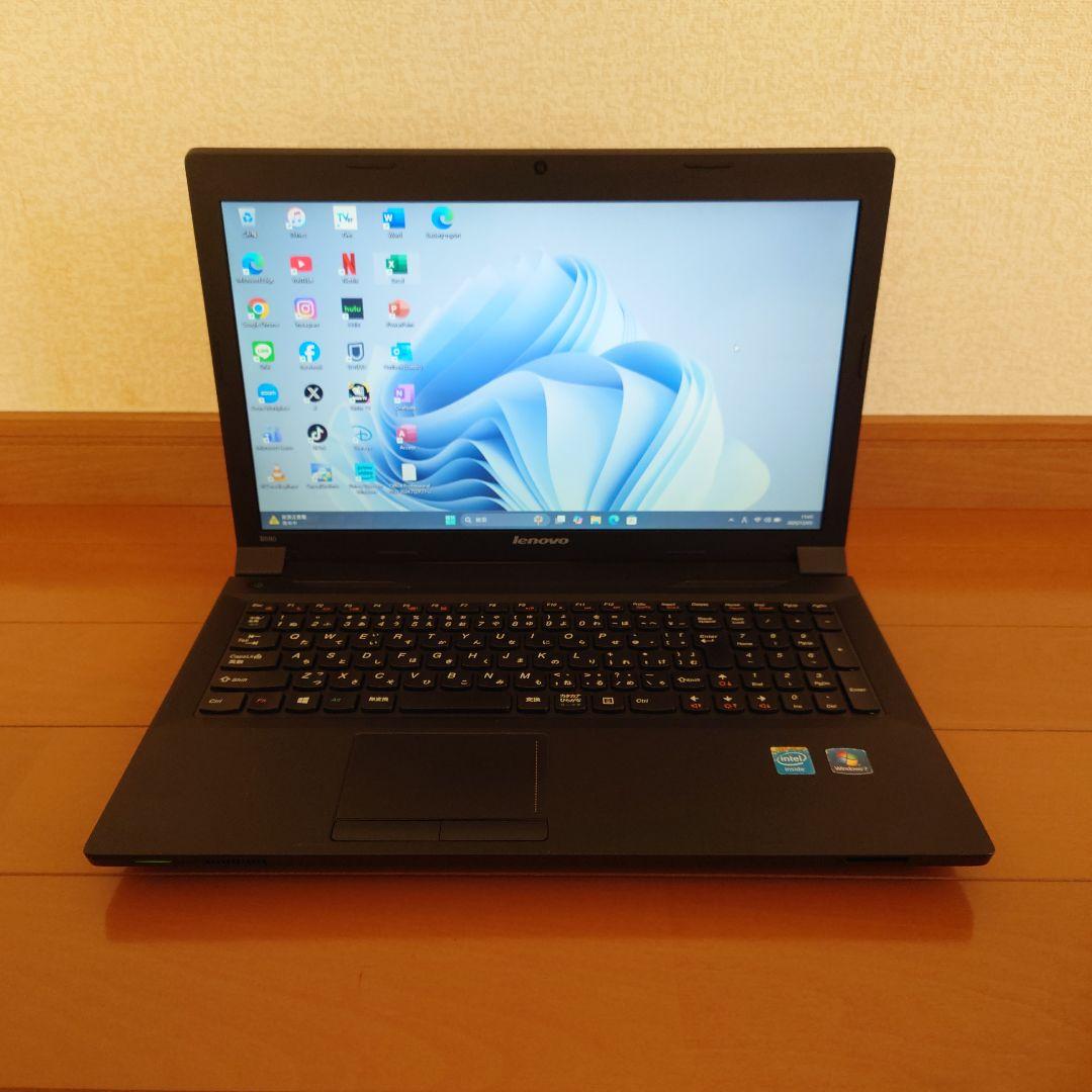 設定済✨️レノボノート✨️Lenovo B590ブラック✨️Win11＆オフィス