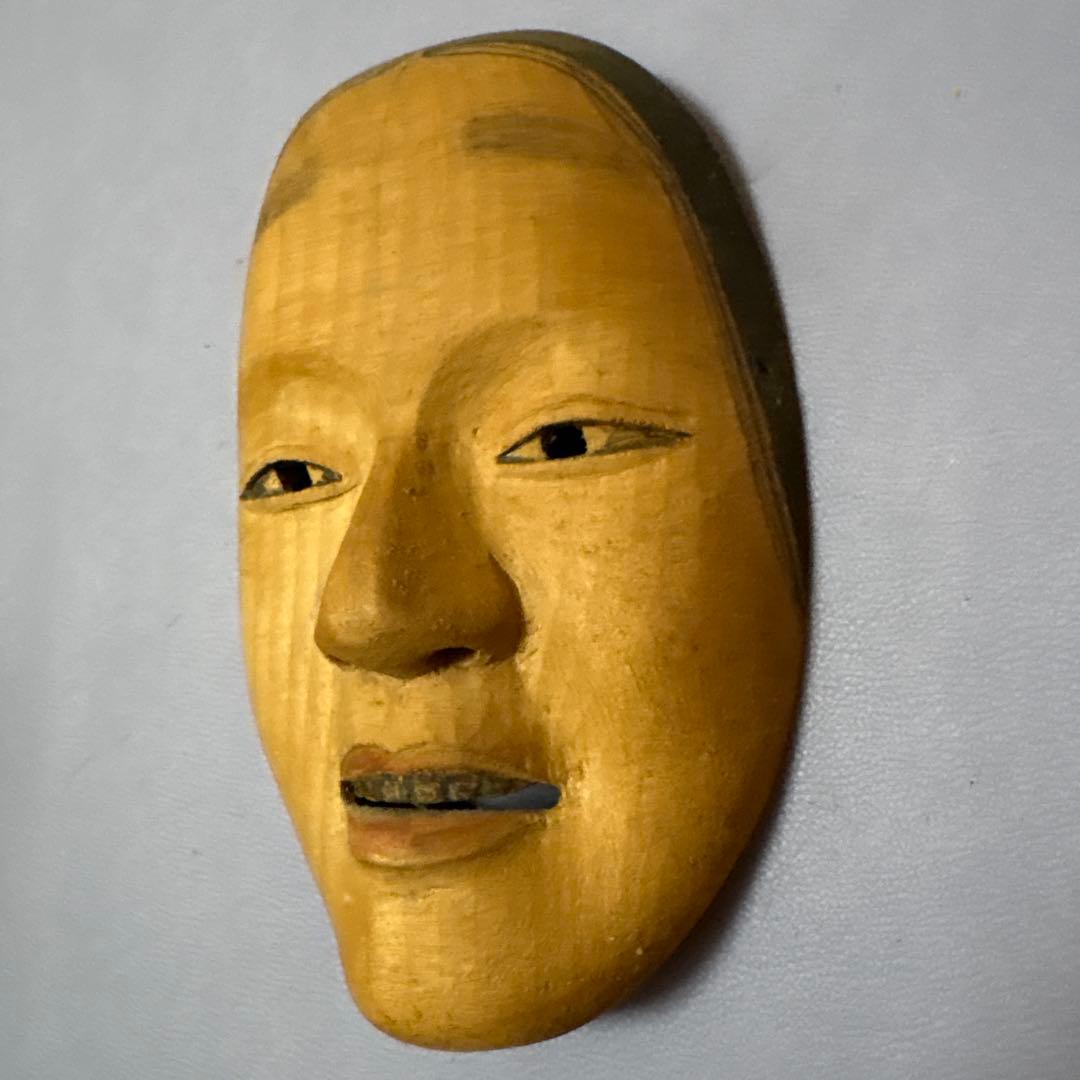 木彫り　能面