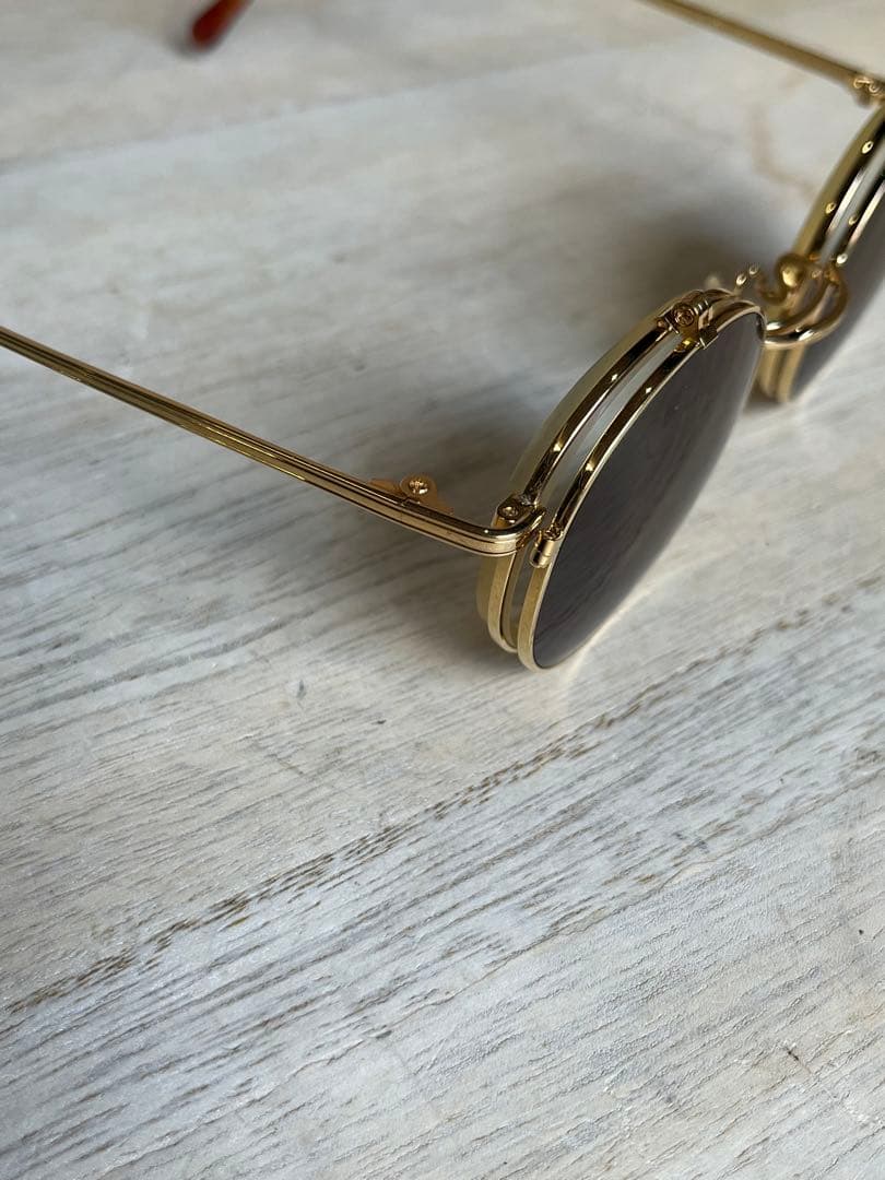 【アンティーク】AMIPARIS 858 08跳ね上げ 度入り メガネ 眼鏡