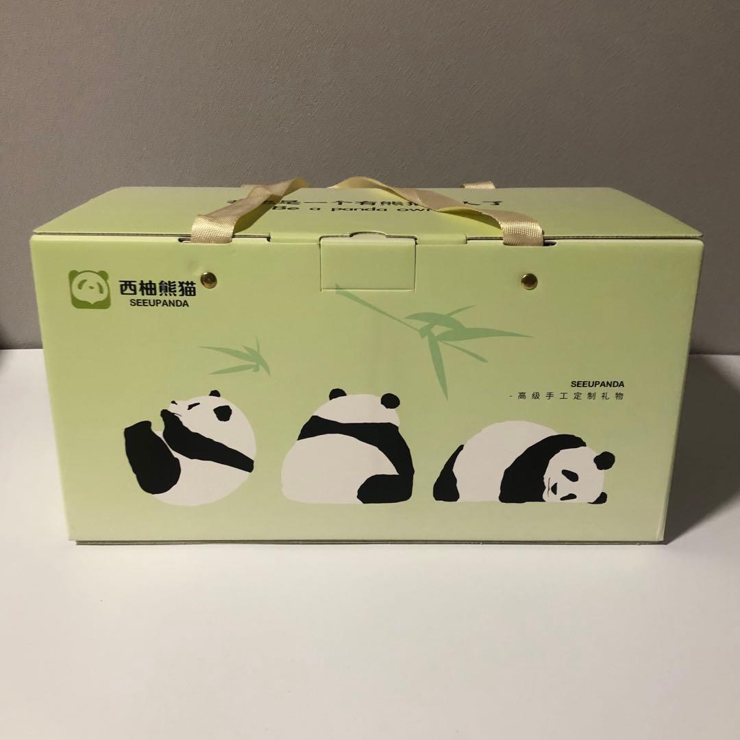 ⭐Chongker パンダのぬいぐるみ リアルパンダ Hehua