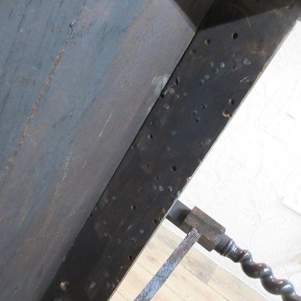 イギリス アンティーク 家具 ゲートレッグテーブル ツイスト 英国 6127e