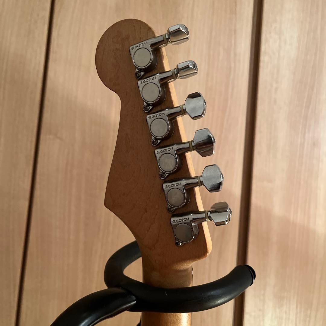Fender Stratocaster ブラックエレキギター　ミニギター
