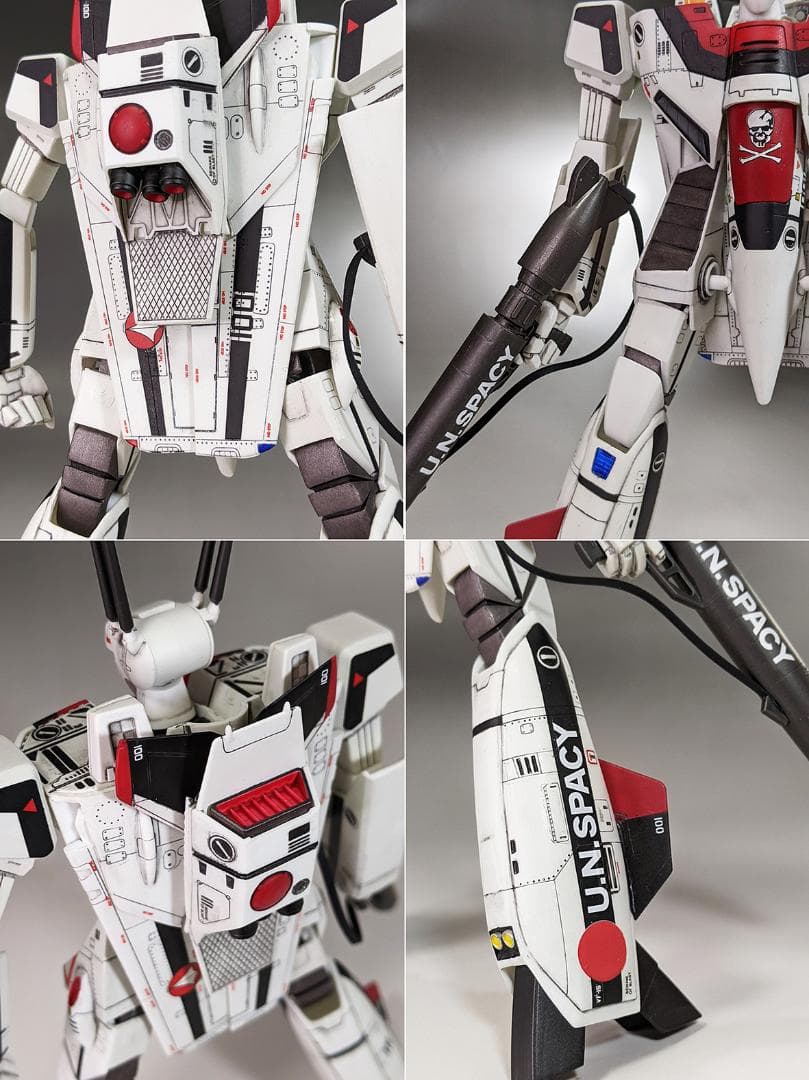 プラモデル　ハセガワ　1/72 VF-1S バトロイドバルキリー　組立塗装済