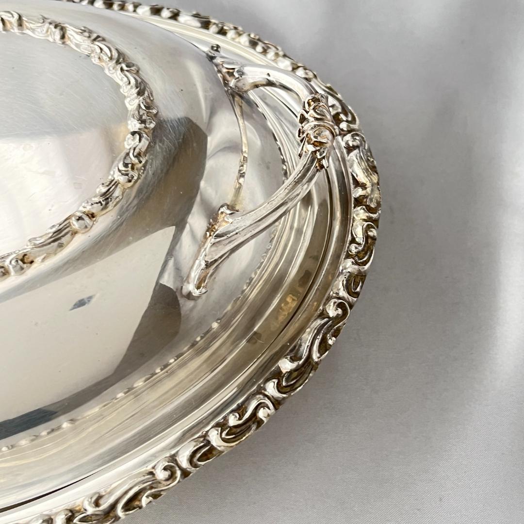 【Marlboro】 レリーフのアントルメサーバー 【シルバープレート】