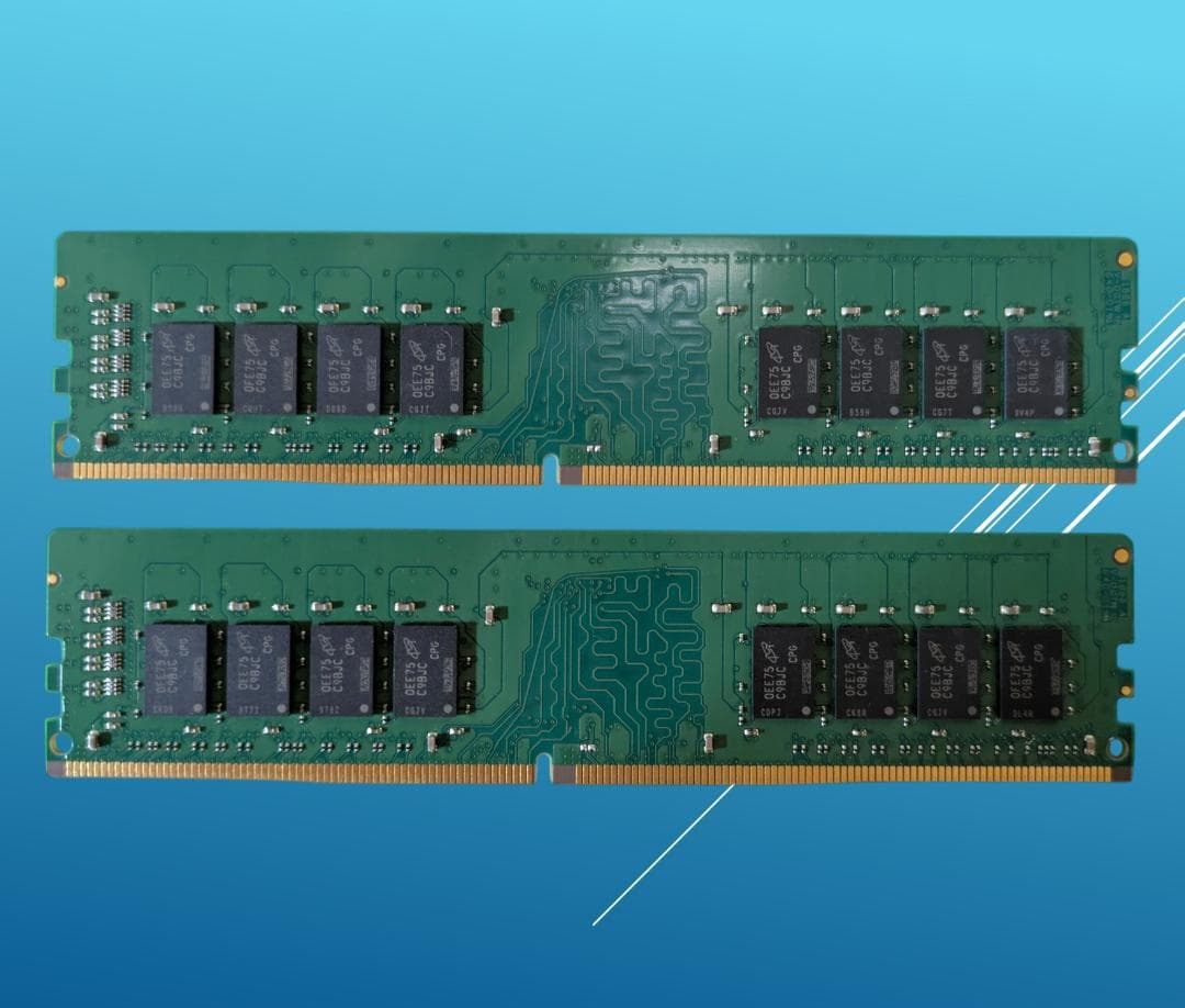 動作確認済みCrucial DDR4 32G(16Gx2)/#320