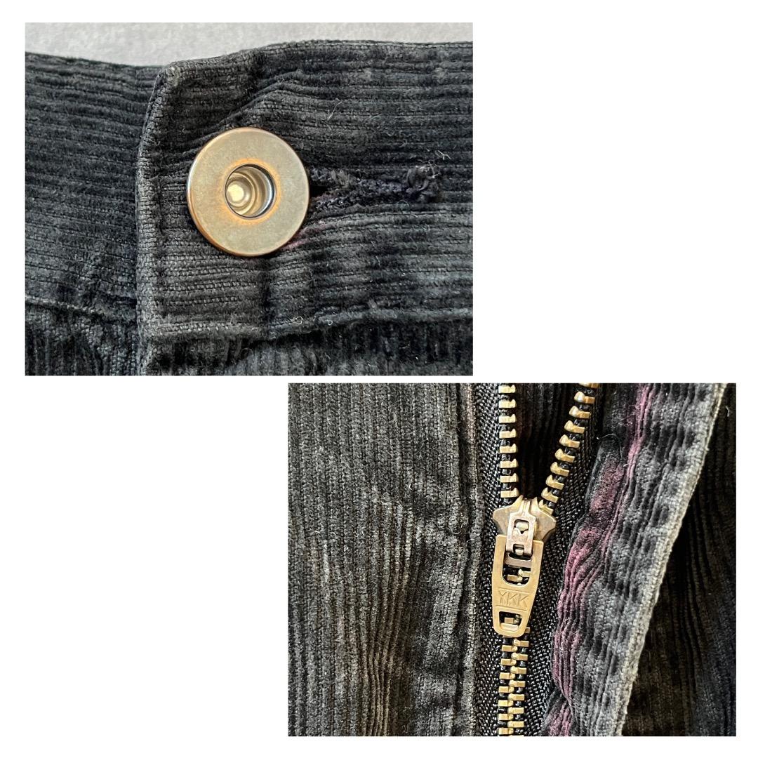 ポロバイ ラルフローレン W34 ポロチノ コーデュロイ 古着 黒 17808