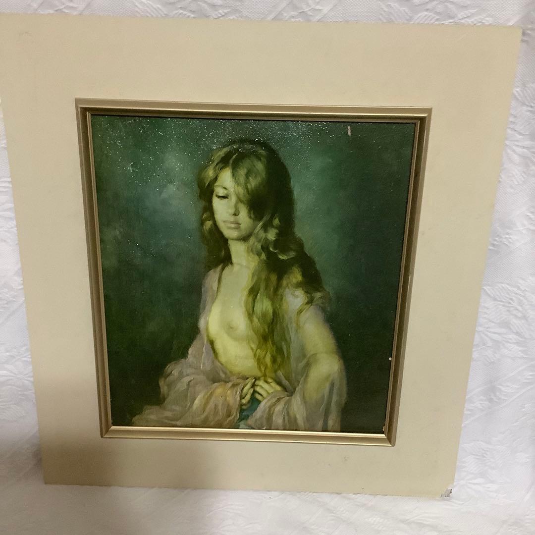 FRANCISCO RIBERA フランシスコ・リベラ　油絵　裸婦画　サイン入り