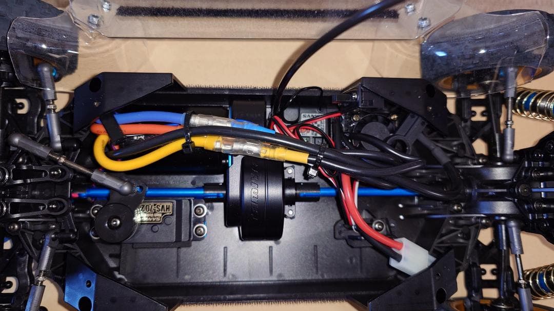 TAMIYA XV02 Pro スバルボディセット未走行　メカ等付属