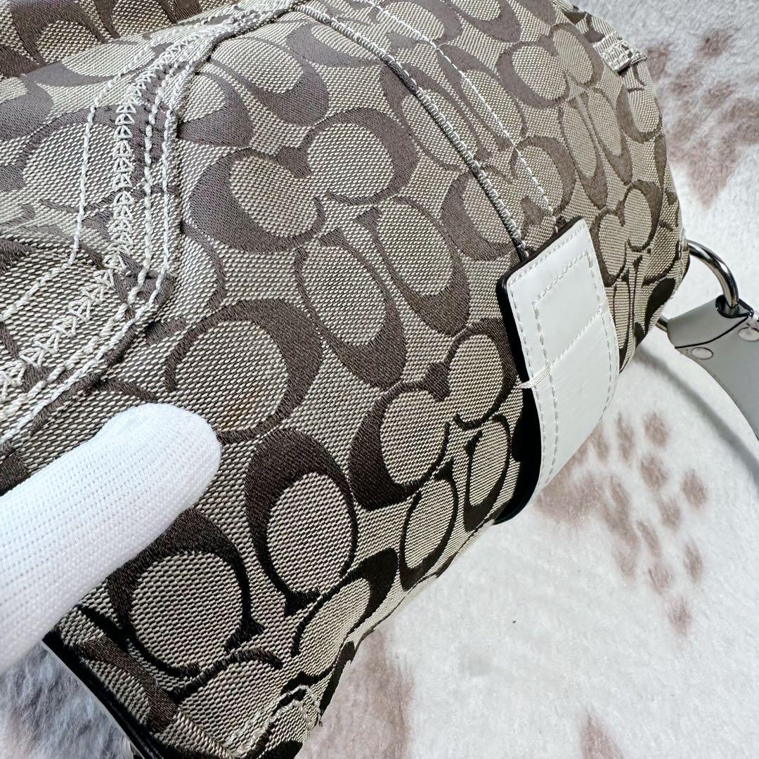 バッグ COACH SOHO signature oneshoulder bag y2k